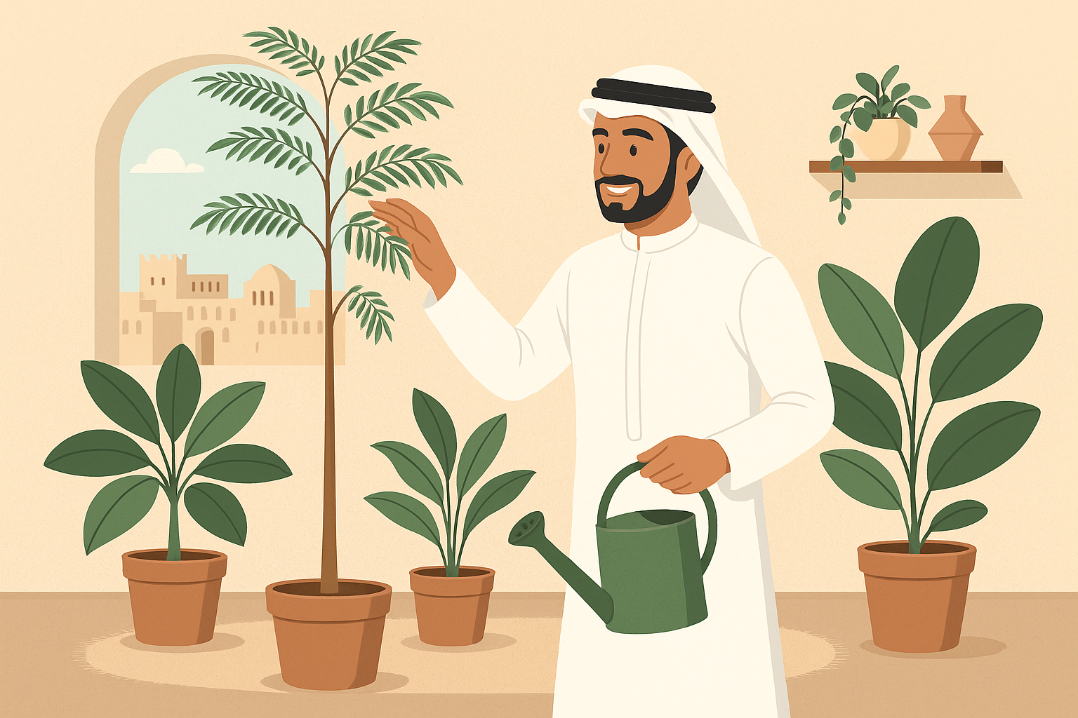 النباتات الداخلية الفاخرة لتجميل المساحات